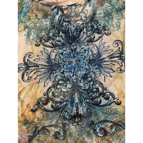 Fairy Dressbarn Womans Top Size PL Whimsical Ethereal Whimsigoth Boho Western - Picture 13 of 15